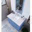 Ensemble de meuble-lavabo simple 41,3 po avec miroir Clabo-1088997913