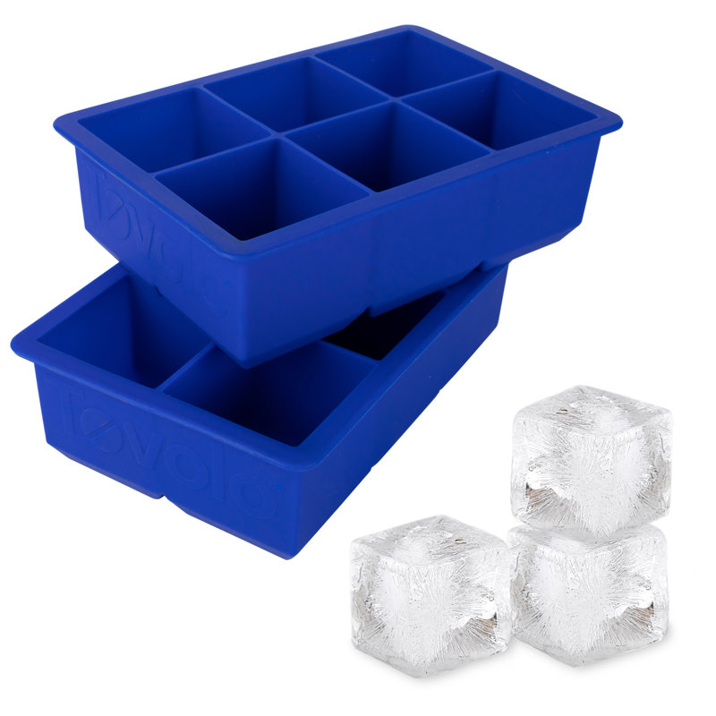King Cube Ice Tray Set of Two, Blue