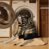 Washable Brazilian Shorthair Cats Area Rug