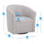 Fauteuil demi-tonneau Sea Oat-685891762