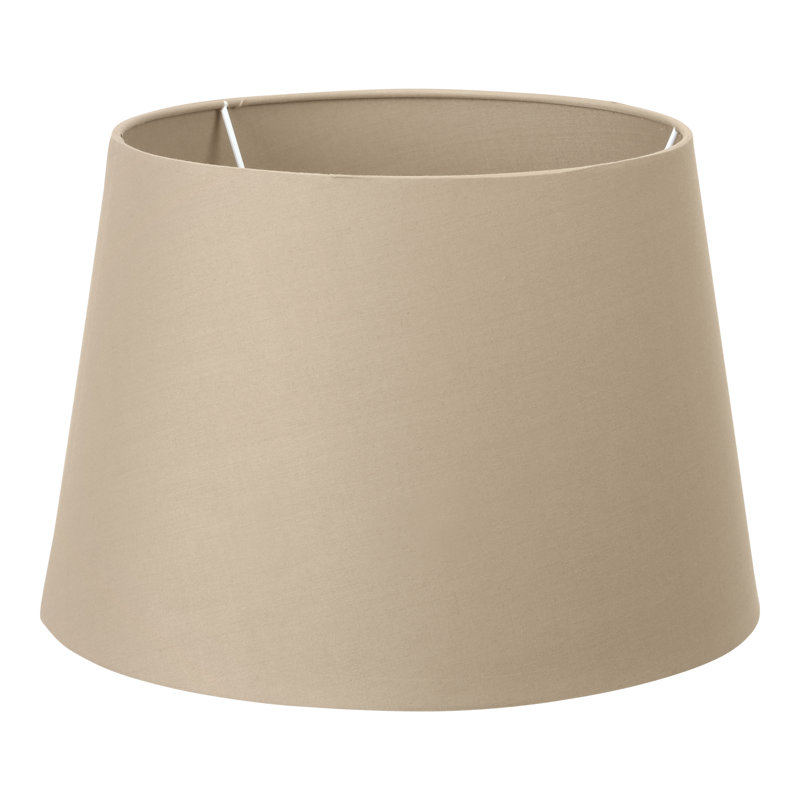 20cm H Cotton Empire Lamp Shade ( Uno ), Taupe