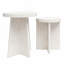 Tables de bout rondes, ensemble de 2