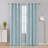 Spurgh Sliver Wave Foil Print Blackout Thermal Grommet Curtain Panels (Set of 2)-792607129-792607143