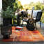 Rectangular Oriental Orange Area Rug-69523780