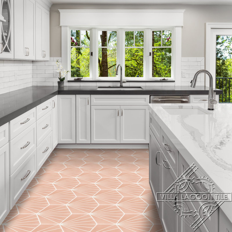 Spark 7.87 in. x 9.09 in. Matte Tile, Grigio