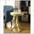 Alger Light Yellow Finish Accent Table