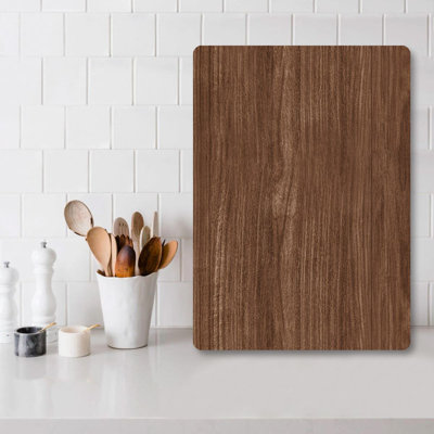 Flourish Tempered Glass Cutting Board, 7.9 x 11.8 inches | 100% Antibacterial, Easy-Clean Surface, Non-Slip Silicone Feet | Perfect for Food Prep & Serving, Durable & Stylish Kitchen Essential, Not Dishwasher Safe
