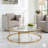Thanvir Glass Top Single Coffee Table