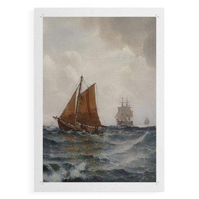 Vintage Landscape CCXXVIII -Canvas Print Only - NOT FRAMED
