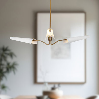 Lustre à DEL classique / traditionnel à 3 lumières Osorio
