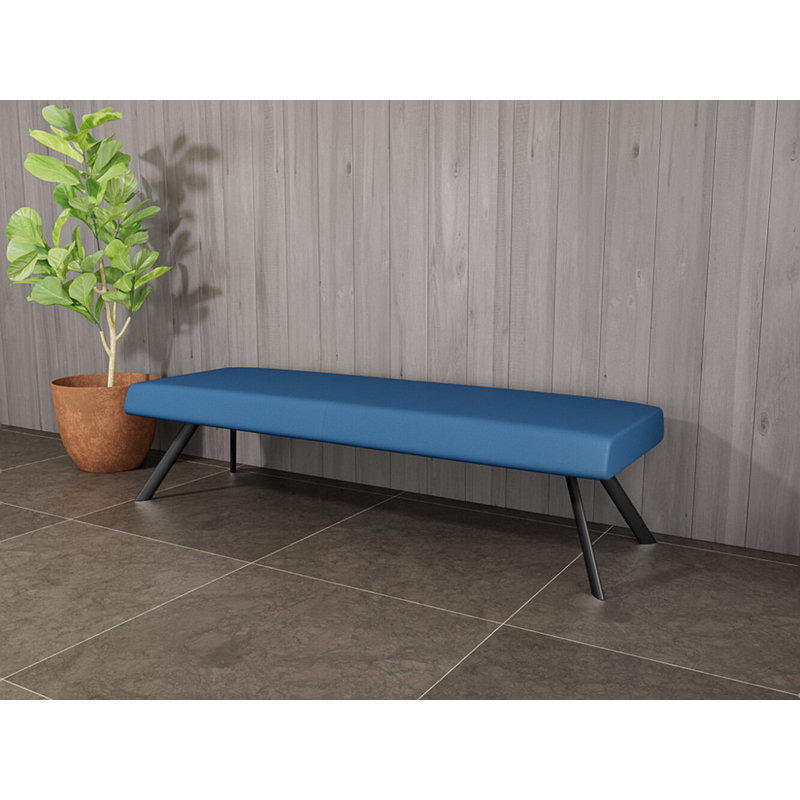 Banc de réception Willow, Noir, Patriot Plus Blue Ridge - Vinyle facile à nettoye