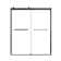 60 in. W X 74 in. H Double Sliding Frameless Shower Door with 5/16 in. (8mm) Clear Glass
