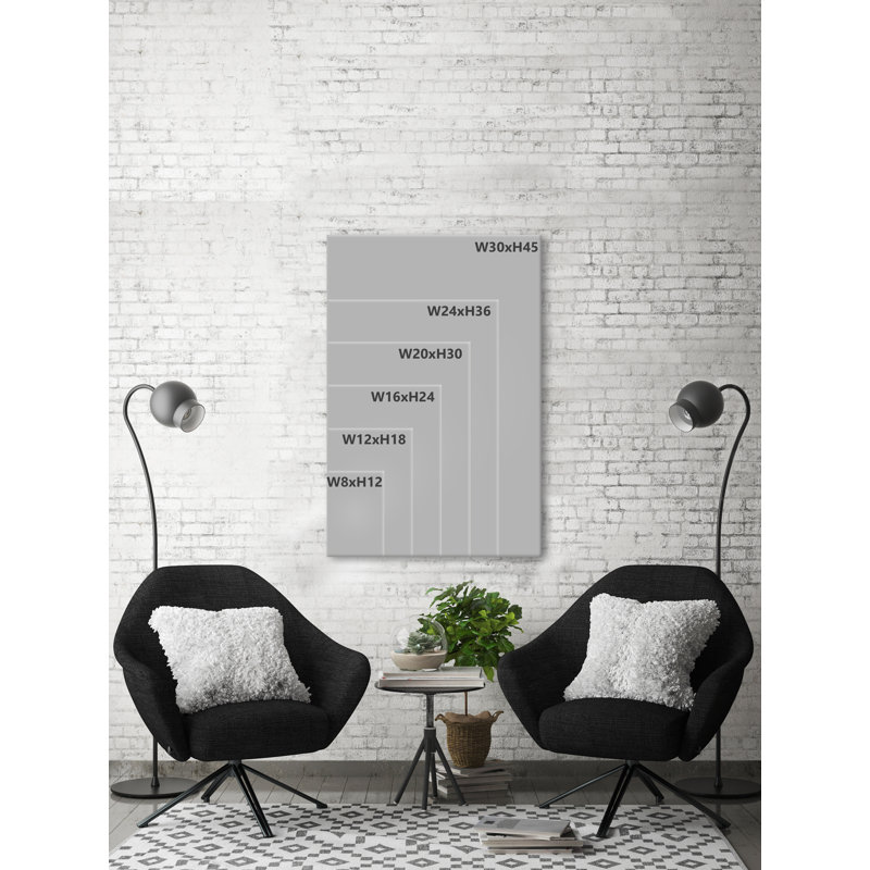 Reproduction d'art sur toile tendue, H 12 po x l 8 po