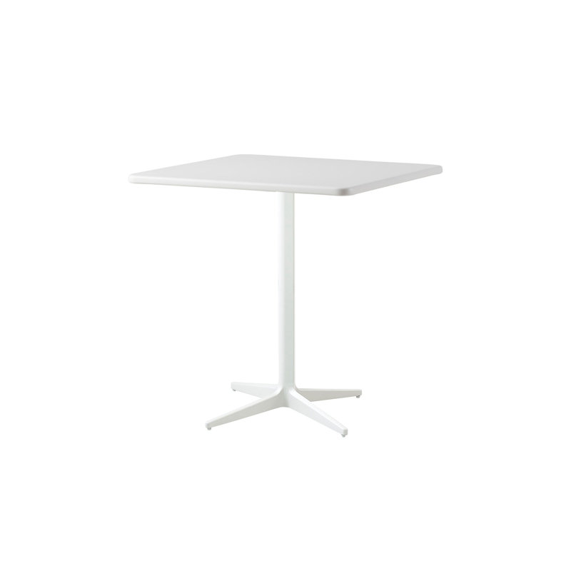 Drop Outdoor Square Coffee Table, Lava Gray, 29.5" W x 29.5" L x 28.8" H, Lava Gray