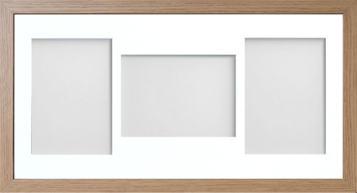 Albali Matte Picture Frame with Mat, Beech