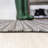 Amold Modern Farmhouse Pinstripe Dark Gray/Blue Indoor/Outdoor Rug-2120737455