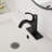 Single-Hole Single-handle Bathroom Faucet with Drain Assembly-92892589
