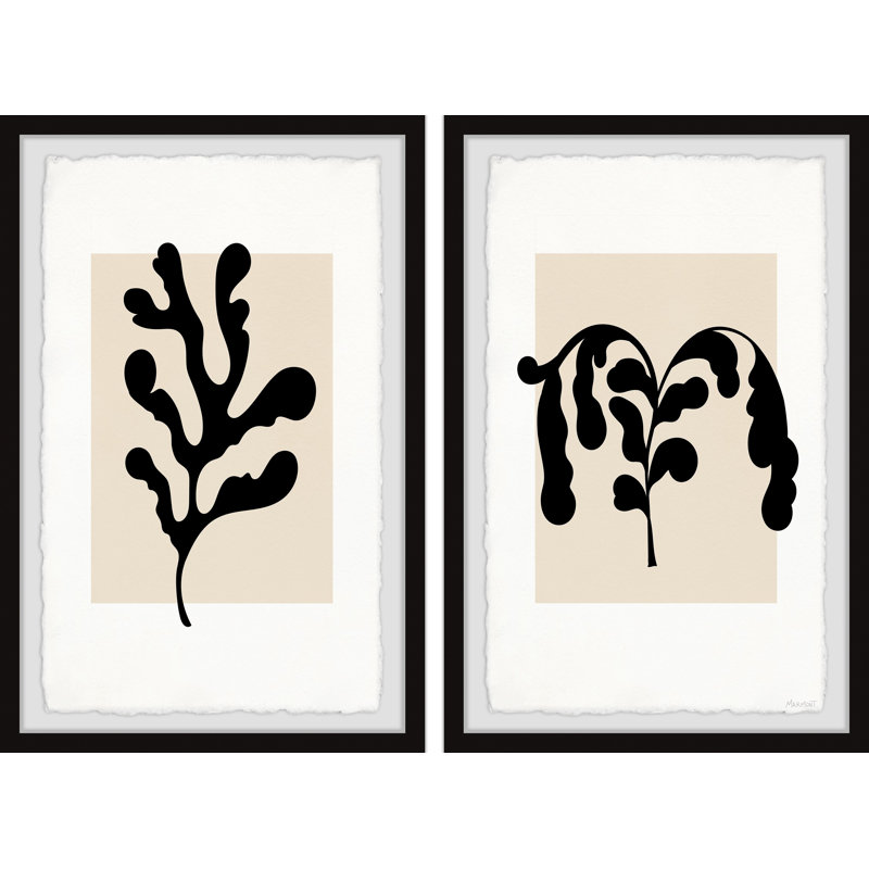 " Every Leaf Speaks Diptych " by Marmont Hill 2 - Pieces