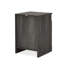 2 Table de chevet à thème rustique, gris, aspect de tablette de rangement enchanteur, polyvalente