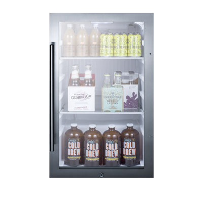 Summit Appliance Outdoor Refrigeration 3.1 Cubic Feet Convertible Mini Fridge