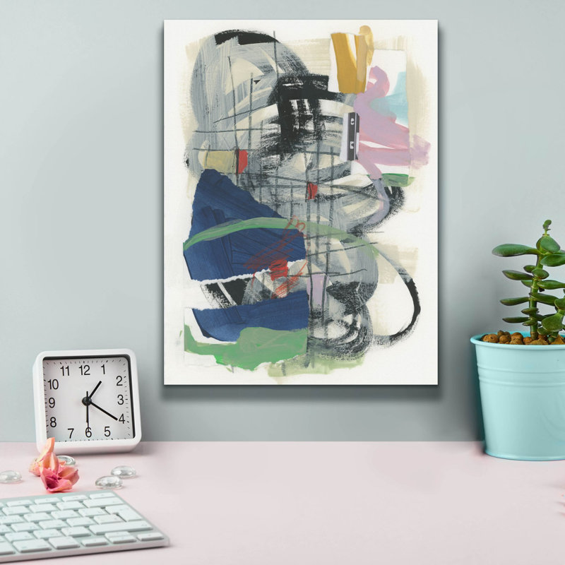 Toile épique Graffiti «Swatch Bored 2» par June Erica Vess, 12 po x 16 po, H 16 po x l 12 po