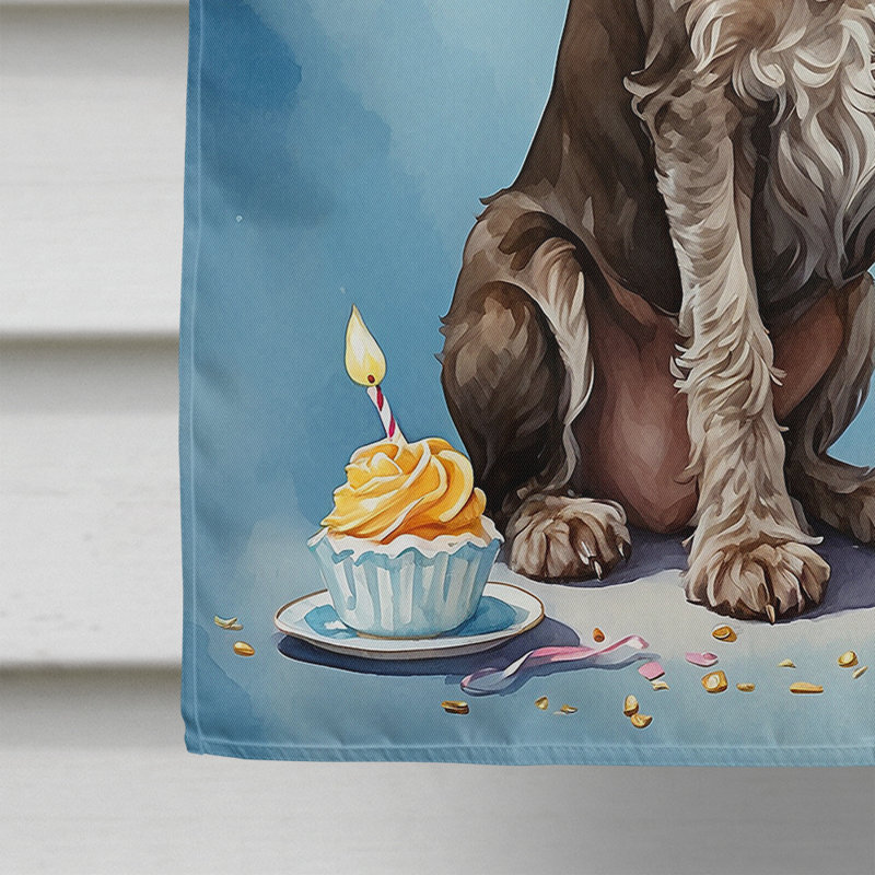 Drapeau «Happy Birthday House», Braque allemand à poil dur