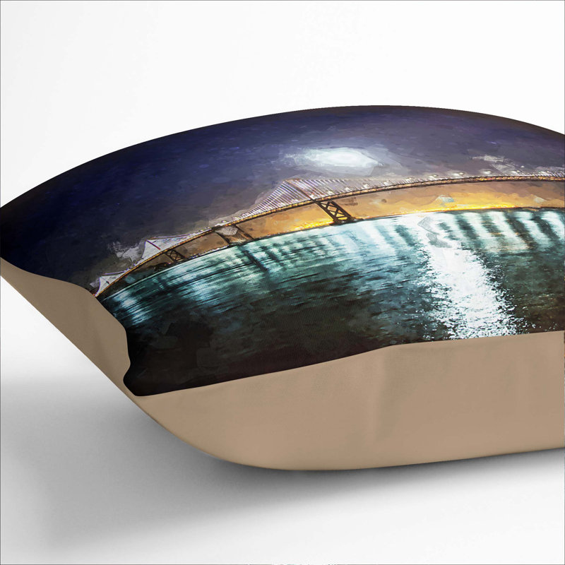 Square Cushion, 40cm H x 40cm W x 15cm D, Stone