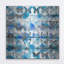 « blue wings » par parvez taj-impression sans cadre sur métal-14238195