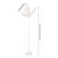 2 pièces, décoration de mariage romantique, élégante lampe sur pied papillon à DEL, lumière blanche dorée-1355381235