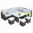 Outten 8 - Person Modular Patio Conversation Sets with Cushions-24741342