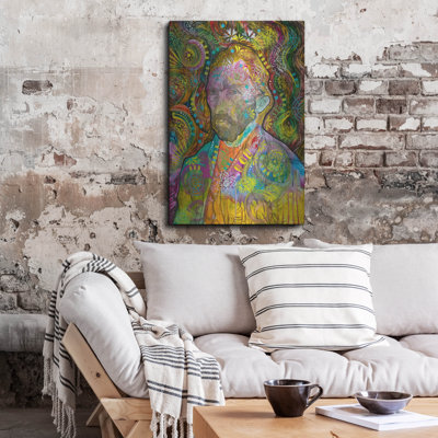 Red Barrel Studio® «Van Gogh Portrait» par Dean Russo, art mural en métal