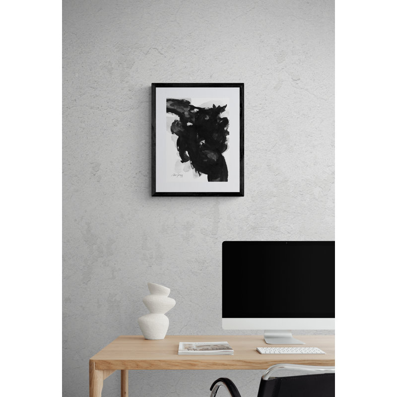 11,7,3 par Simona Gocan - peinture encadrée, H 21,25 po x l 17,25 po