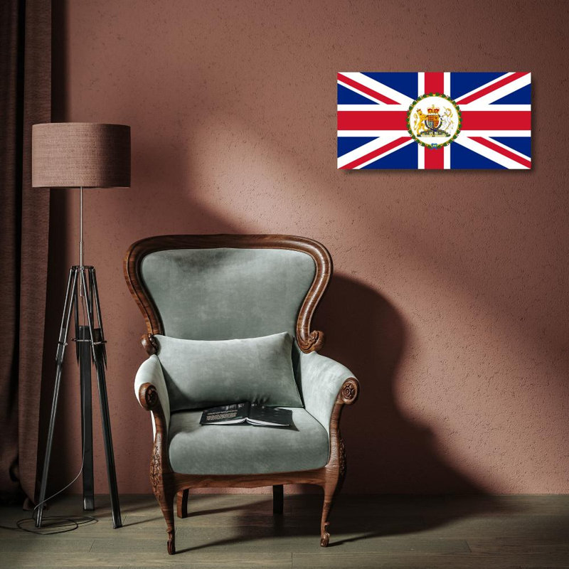 Enseigne de l'ambasseur britannique, H 9 po x l 18 po