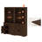 Laziza 5 Tier Bookcase With Barn Door,73.3" Tall Open Storage Bookshelf,Floor Standing Farmhouse Display Organizer With Drawer For Home Office,Living Room-114230611