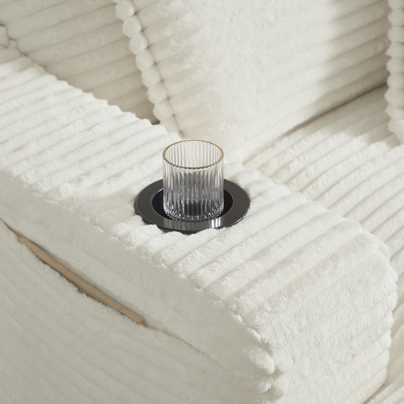 Modern Cushioned Lounge Compression Sofa