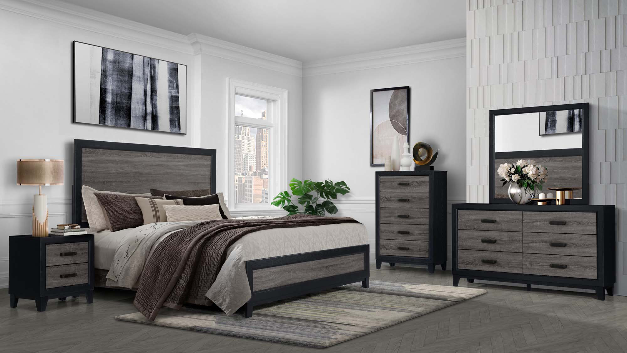 George Oliver 5PC Bedroom Set | Wayfair