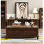 Table basse en bois massif vieilli