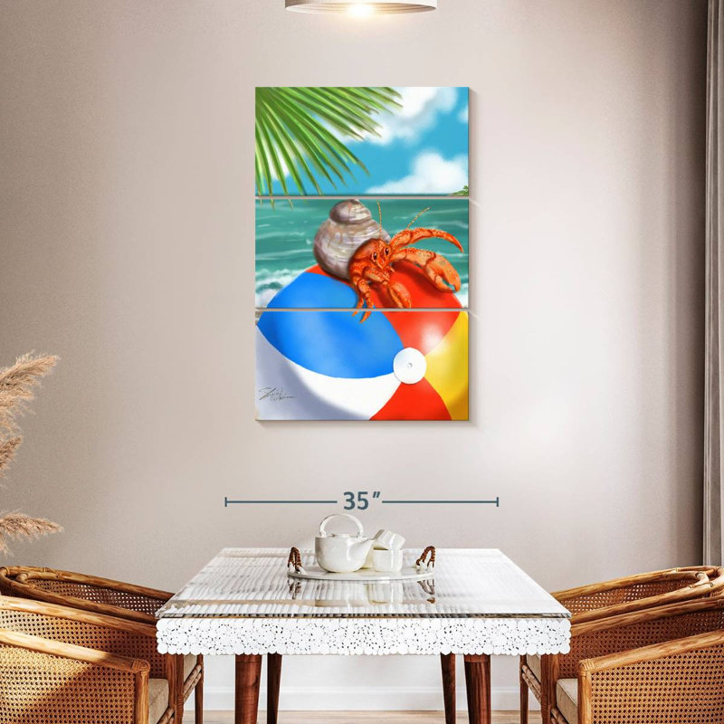 Bernard-l'hermite Brampt Beach Friends, H 45 po x l 28 po