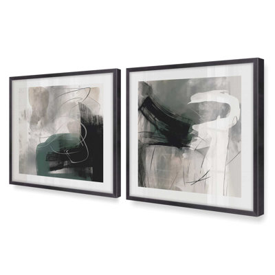 Vortex Vision, ensemble de 2 impressions sur toile,