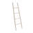 61.3" H Straight Leg Solid Birch Wood Blanket Ladder Rack, Natural Decorative Leaning Blanket Ladder