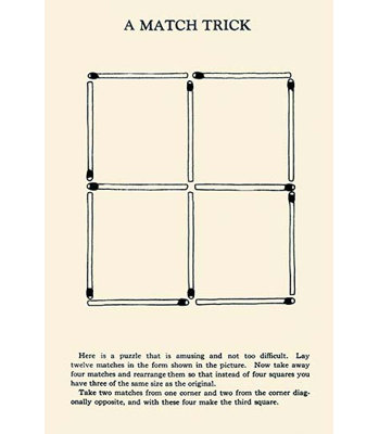 " A Match Trick " by Harry Houdini