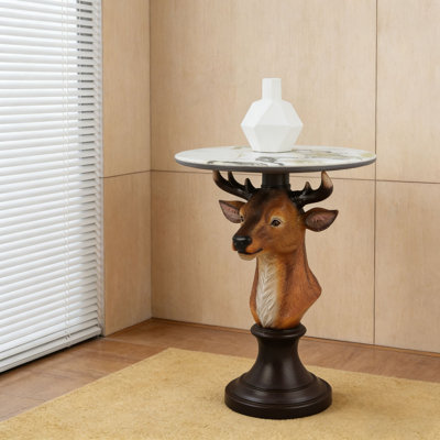 Accent Table Animal Statue End Tables