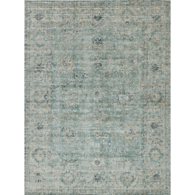 Oriental Area Rug in Blue