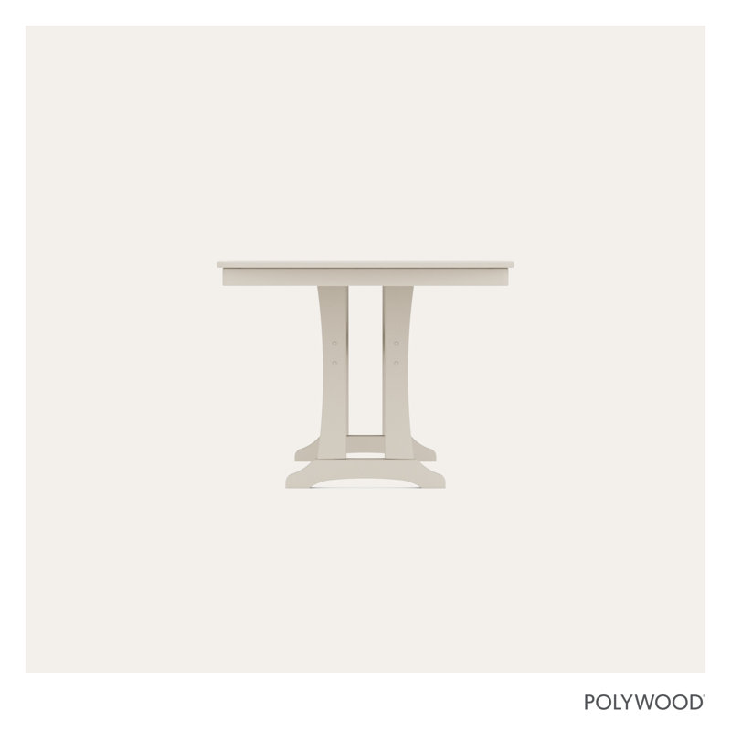 Nautical Trestle 38" x 73" Dining Table, Sand