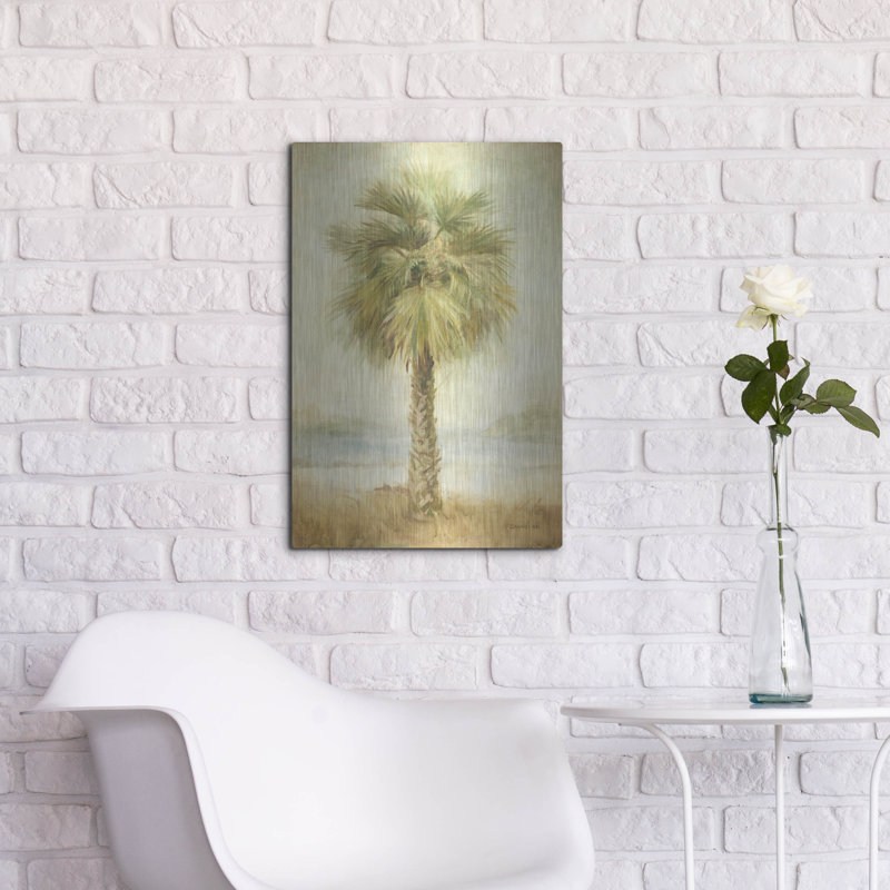«Mirage Palm 1» par Danhui Nai, art mural en métal, H 24 po x l 16 po