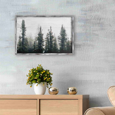 Forêt de pins, impression sur toile tendue