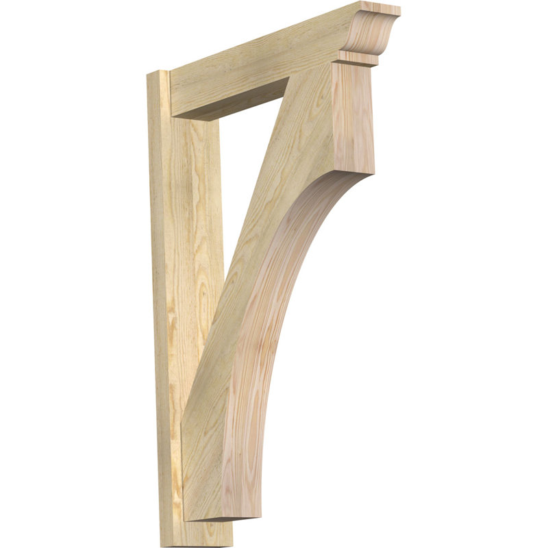 Persienne en bois Westlake, Sapin Douglas de 8 po (sciage brut), P 28 po x H 40 po
