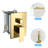 Dual Shower Head - 12 Inch Wall Mounted Square Shower System With Rough-In Valve-114230283