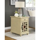 Ahmara End Table with Storage and Built-In Outlets