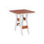 Berlin Gardens Harbor Regular Top With White Base Square Bar Table-526806390-526806382
